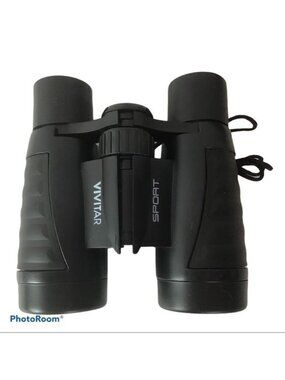 Vivitar Compact Sport Binoculars With Case & Cleaning Cloth - Black